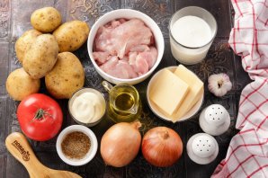 "Мясо по-французски" из куриного фарша - фото шаг 1