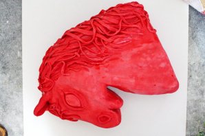 Новогодний торт "Огненная лошадь" - фото шаг 21