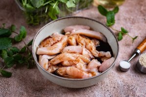 Салат с курицей и рукколой - фото шаг 3