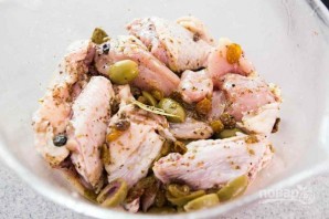 Курица с оливками по-испански - фото шаг 1