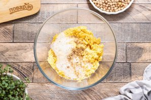 Нутовый хлеб без муки и дрожжей - фото шаг 7