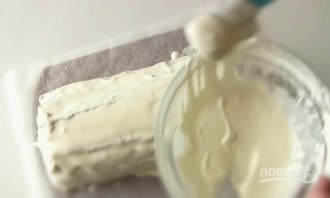 Торт "Полено" (самый простой рецепт) - фото шаг 11