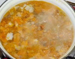 Простой грибной суп с лисичками - фото шаг 4