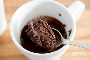 Шоколадный кекс за 10 минут - фото шаг 6