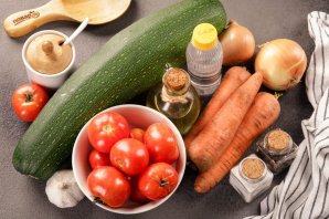 Икра из кабачков жареная