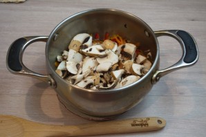 Суп на грибном бульоне - фото шаг 5