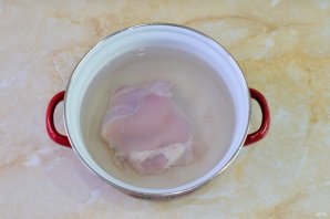 Сырный суп с копченостями - фото шаг 2