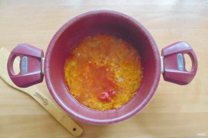 Морской окунь в томатном соусе - фото шаг 4