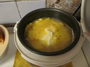 Сырный суп-пюре в мультиварке - фото шаг 8