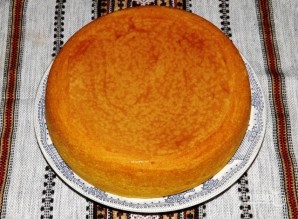 Торт бисквитный с фруктами - фото шаг 6