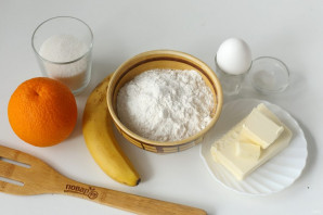 Пирог с бананом и апельсином - фото шаг 1