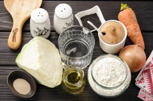 Постный капустный пирог - фото шаг 1