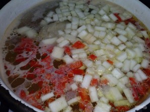 Суп с рисом и овощами - фото шаг 4