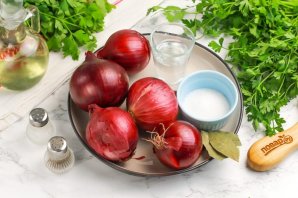 Лук маринованный быстрый - фото шаг 1