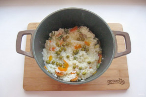Рисовая каша с овощами - фото шаг 7