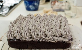 Шоколадный торт с печеньем - фото шаг 14
