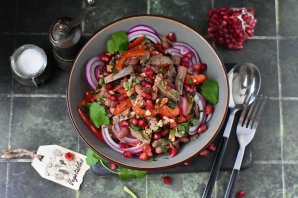 Салат "Тбилиси" с гранатом - фото шаг 16