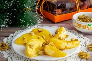 Апельсин в духовке с медом и корицей - фото шаг 5