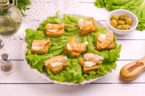 Канапе с креветками - фото шаг 3