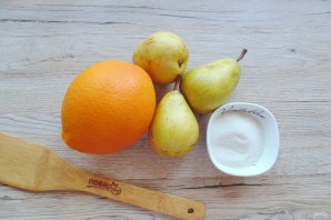 Джем из груши с апельсином на зиму - фото шаг 1