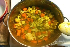 Суп из цветной капусты с рисом - фото шаг 4