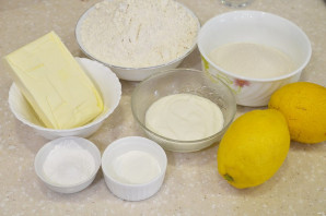 Песочный пирог "Лимонник" - фото шаг 1