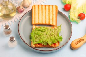 Сэндвич с индейкой - фото шаг 6