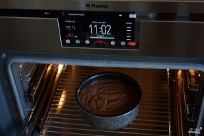 Шоколадный торт с голубикой - фото шаг 6