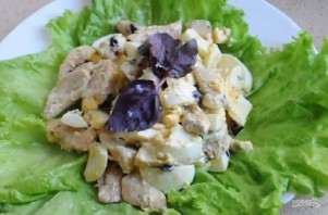 Теплый белковый салат (фитнесс-рецепт) - фото шаг 3