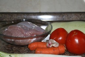 Рагу из индейки с овощами - фото шаг 1