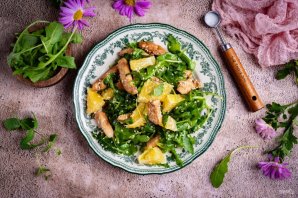 Салат с курицей и рукколой - фото шаг 16