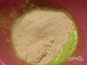 Диетические зеленые вафли с мороженым - фото шаг 4