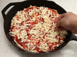 Тесто для пиццы без замеса - фото шаг 6