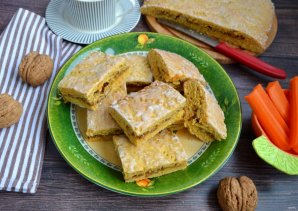 Морковная коврижка - фото шаг 17