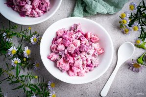 Салат винегрет с майонезом - фото шаг 9