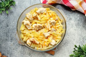 Курица с картошкой в микроволновке
