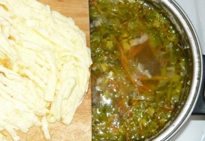 Куриный суп с омлетом - фото шаг 11