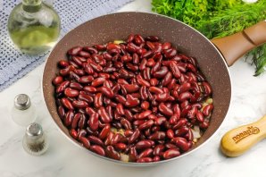 Фасоль с орехами - фото шаг 6