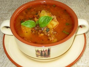 Суп из чечевицы с сельдереем - фото шаг 6