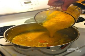 Суп из цветной капусты с рисом - фото шаг 6