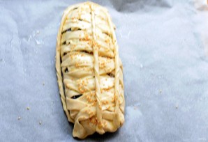 Пирог с форелью и капустой - фото шаг 4