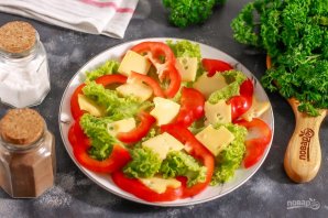 Салат из клубники со сладким перцем - фото шаг 4
