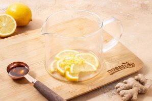 Имбирный чай с медом и лимоном - фото шаг 4