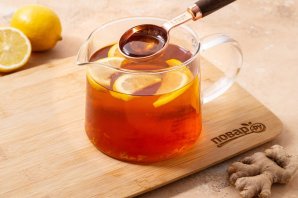 Имбирный чай с медом и лимоном - фото шаг 8