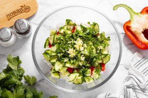 Салат из ледяного гриба - фото шаг 6