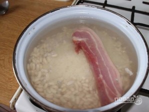 Суп из свинины с фасолью - фото шаг 1