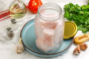 Сало в рассоле в банке - фото шаг 6