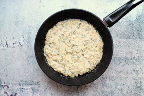 Хачапури ленивые с сыром и зеленью - фото шаг 4