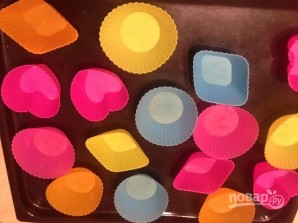 Творожные кексы в силиконовых формочках - фото шаг 6