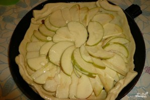 Яблочный пирог из бездрожжевого теста - фото шаг 6